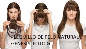 flequillos de pelo natural